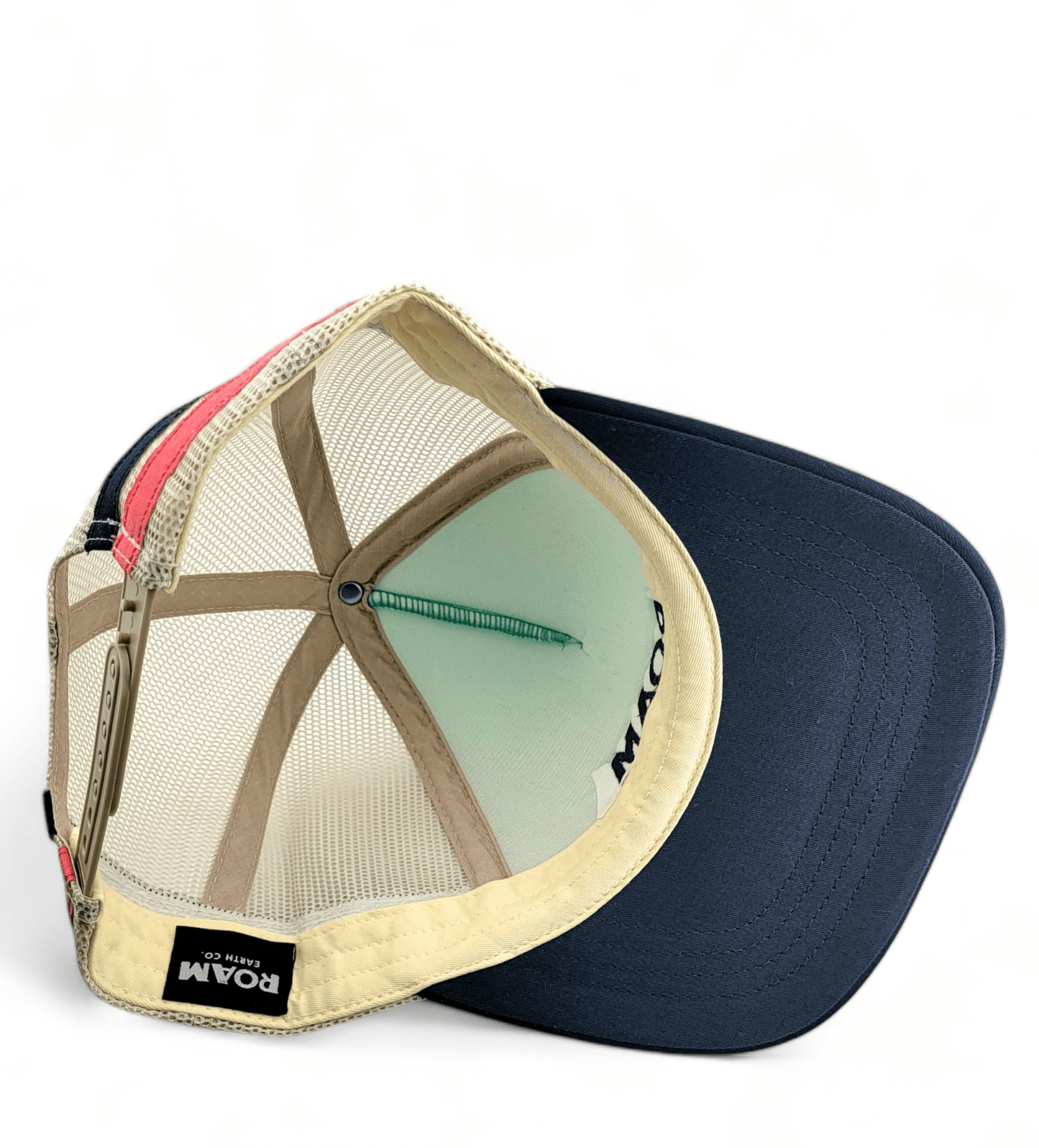 Women's ROAM Striped Trucker Cap - Roam Earth Co.