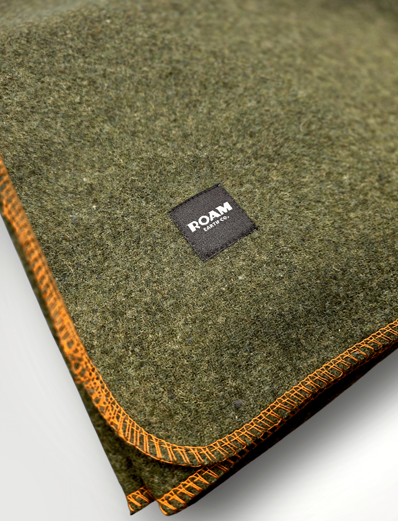 Wool Camping Blanket - Roam Earth Co.