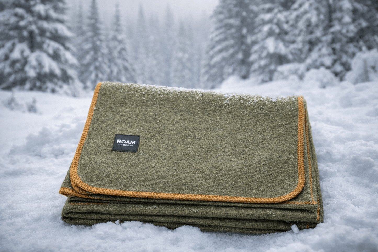 Wool Camping Blanket - Roam Earth Co.