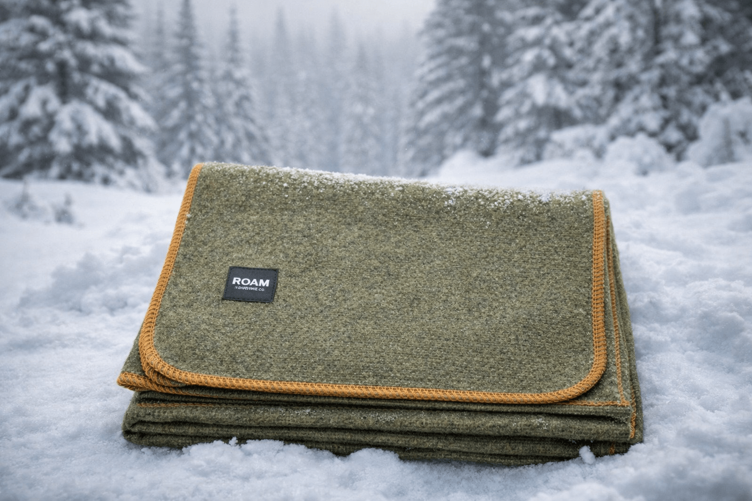 Wool Camping Blanket - Roam Earth Co.