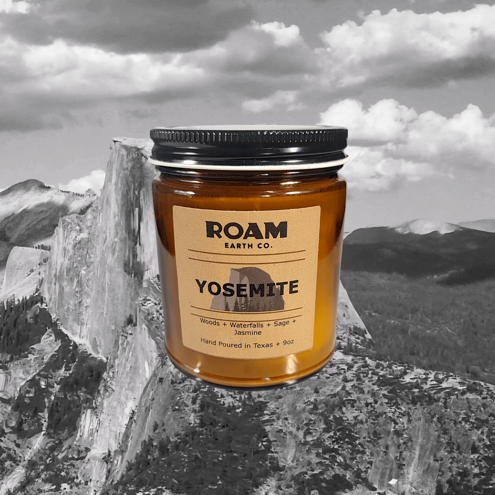 Yosemite National Park Candle - Roam Earth Co.