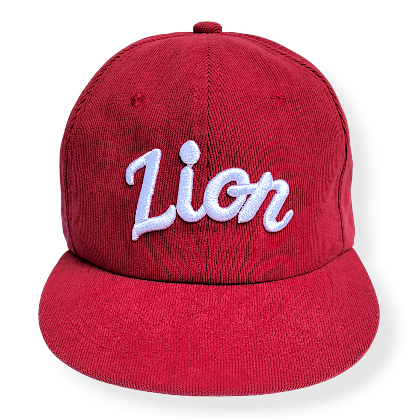 Zion National Park Red Corduroy Unstructured Snapback Cap - Roam Earth Co.